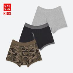 优衣库 童装/男童 短裤(3件装) 415270 优衣库UNIQLO