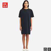 优衣库 UNIQLO 优衣库 U系列 414054 女士T恤式连衣裙