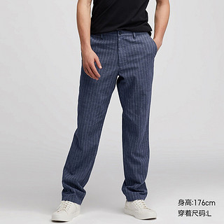 UNIQLO 优衣库 417854 男士棉麻混纺休闲裤