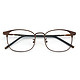 HAN 汉代 HN42001 纯钛全框近视眼镜架+1.56防蓝光镜片
