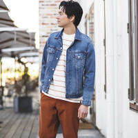 优衣库 UNIQLO 优衣库 413979 男士牛仔夹克
