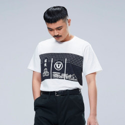 优衣库 UNIQLO 优衣库 SAKAGURA 418131 男士印花T恤