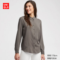 优衣库 女装 花式衬衫(长袖) 414138 优衣库UNIQLO