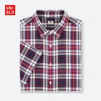 优衣库 优衣库 UNIQLO 417829 男装 优质长绒棉格子衬衫