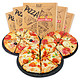 DOULESHI 都乐事 披萨家庭套装5片装 3种经典口味 900g