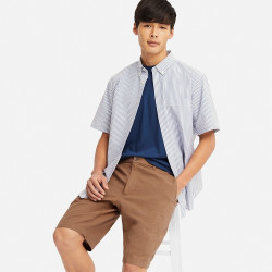优衣库 UNIQLO 优衣库 415715 男款棉麻混纺中裤 