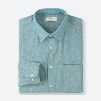 优衣库 UNIQLO 优衣库 414572 男士麻衬衫