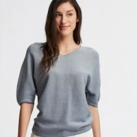 优衣库 UNIQLO 优衣库 415293 3D全棉针织衫