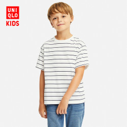 优衣库 童装/男童/女童 DRY-EX圆领T恤(短袖) 416484 优衣库UNIQLO