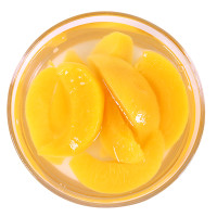 信钻 砀山黄桃罐头 256g*6瓶 玻璃瓶装