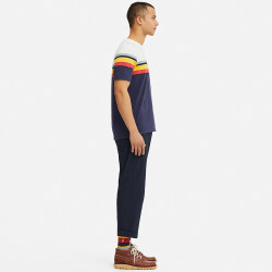 优衣库 优衣库UNIQLO 417597 男装 条纹T恤(短袖)