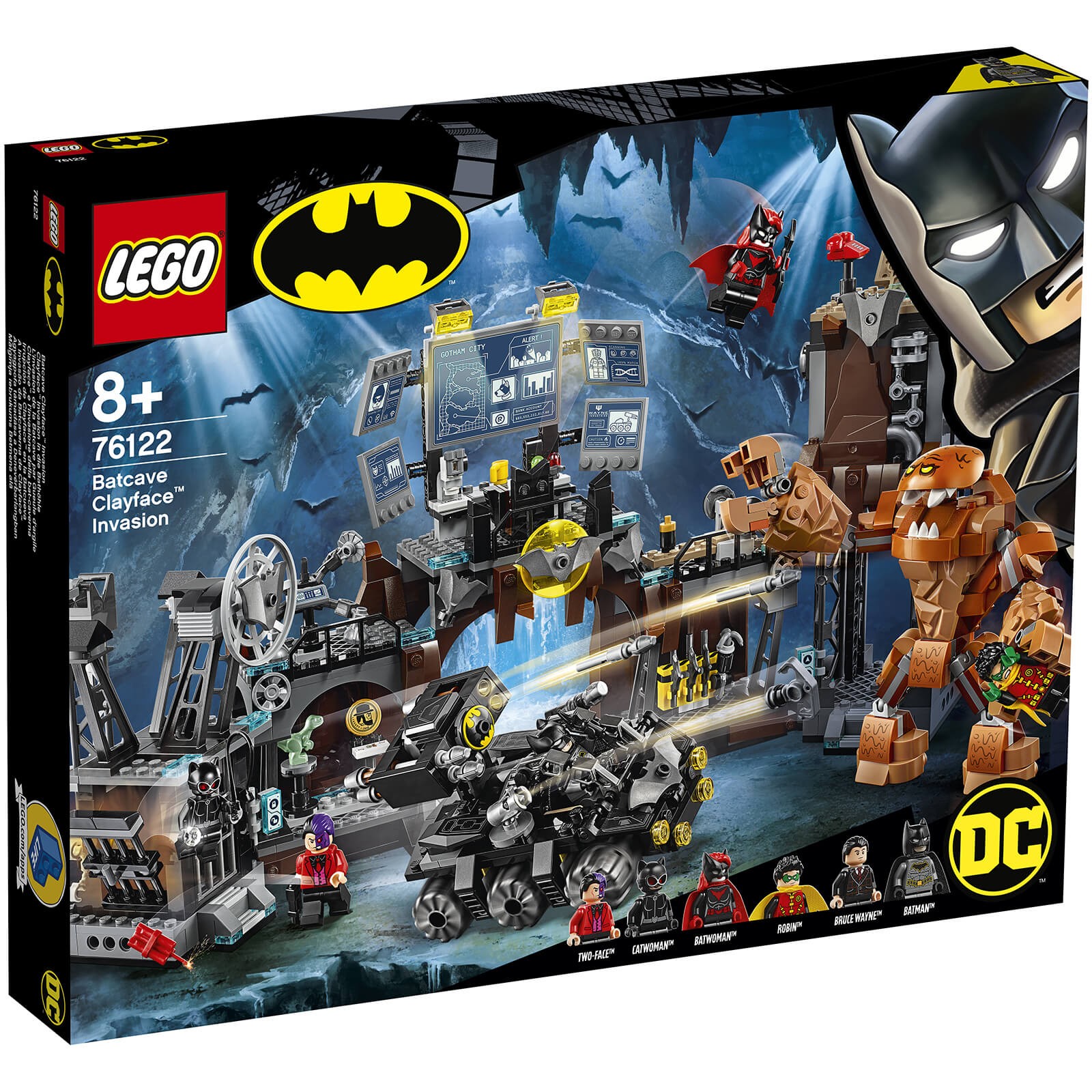 lego 乐高 batman蝙蝠侠系列 76122 泥脸侵袭蝙蝠洞