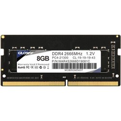 GLOWAY 光威 战将系列 DDR4 2666频率 笔记本内存条 8GB