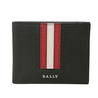 BALLY 巴利 TEVYE LT系列 男士牛皮条纹短款钱包 *2件