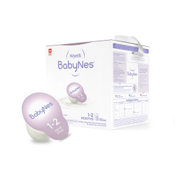 惠氏BabyNes贝睿思婴儿配方奶粉(1-2个月) HK 150ml*2件