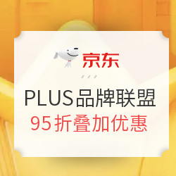 京东 PLUS DAY 品牌联盟95折专场