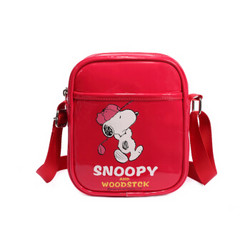 史努比（SNOOPY）儿童书包斜挎包幼儿迷你小包小学生单肩包时尚公主包包男童女生宝宝 SN9070玫红