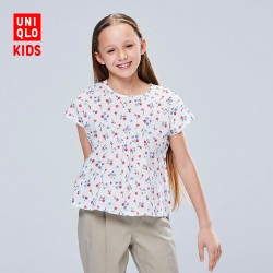 优衣库 UNIQLO 优衣库 415916 女童短袖衬衫