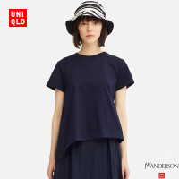 优衣库 女装 丝光棉花式T恤 417546 优衣库UNIQLO