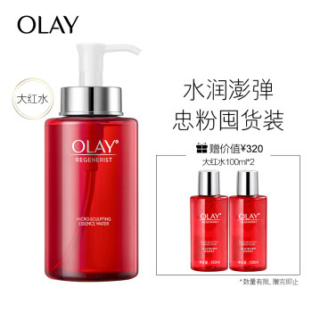 京东PLUS会员：OLAY 玉兰油 新生塑颜金纯活能水（250ml+100ml*2+臻粹大红瓶面霜14g） *2套