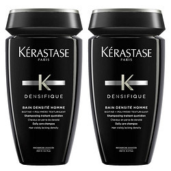 KÉRASTASE 卡诗 白金赋活 男士浓密丰盈洗发水 250ml *2瓶装 