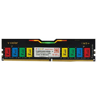 V-Color 全何 DDR4 2400 8GB 台式机内存 RGB灯条
