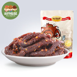 三只松鼠 手撕牛肉干 五香味 210g