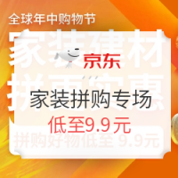 促销活动：京东 家装建材拼购专场