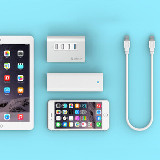 ORICO 奥睿科 USB3.0分线器 (银色)