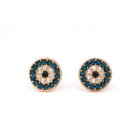 SWAROVSKI 施华洛世奇 Duo Evil Eye 5377720 恶魔之眼耳钉  *4件