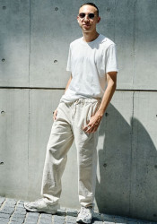 优衣库 UNIQLO 优衣库413173 男士棉麻混纺休闲裤