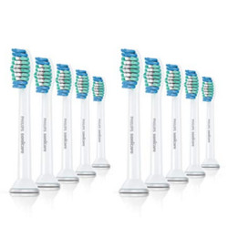 PHILIPS 飞利浦 Sonicare HX6010/30 电动牙刷刷头 10支装 白色未含税126.99 购买3件折扣8%