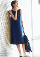 优衣库 UNIQLO 优衣库 417695 女士A字连衣裙