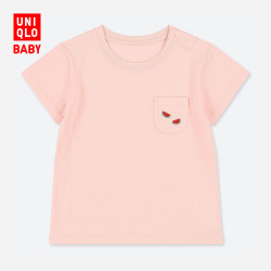 优衣库 0点：婴儿/幼儿 圆领T恤 414813 优衣库UNIQLO