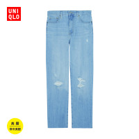 优衣库 女装 高腰男友款牛仔裤(水洗产品) 417576 优衣库UNIQLO
