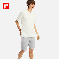 13号：UNIQLO 优衣库 417770 男款针织松紧短裤