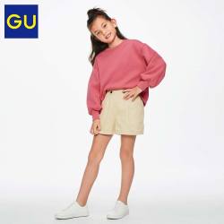 GU 女童宽松袖套头衫 