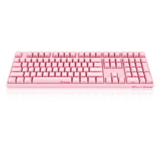 Akko 艾酷 ducky 樱桃机械键盘 红轴 粉色 87键
