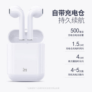iQIYI 爱奇艺 IDQ707 真无线蓝牙耳机 (白色、通用、耳塞式)