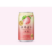 SUNTORY 三得利 Horoyoi 和乐怡微醺 预调酒鸡尾酒 白桃味 350ml*6罐 *2件