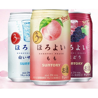 SUNTORY 三得利 Horoyoi 和乐怡微醺 预调鸡尾酒混合 350ml*6罐 *2件