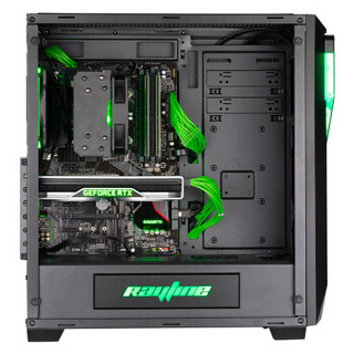 RAYTINE 雷霆世纪  Greenlight 953 电脑主机（i7-9700、16GB、512GB、B360M、RTX2070）