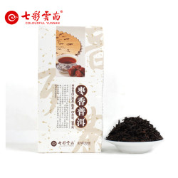 七彩云南 庆沣祥 云南普洱茶熟茶 散茶茶叶 枣香普洱 散装茶300克