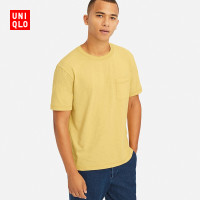 优衣库 UNIQLO 优衣库 416439 男士竹节纱圆领T恤