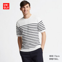 优衣库 UNIQLO 优衣库 417620 男士圆领短袖针织衫