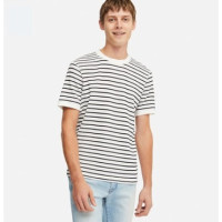 优衣库 UNIQLO 优衣库 417731 男士华夫格条纹衬衫