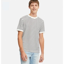 优衣库 UNIQLO 优衣库 417731 男士华夫格条纹衬衫
