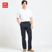 优衣库 UNIQLO 优衣库 413162 男士洗旧无褶直筒长裤