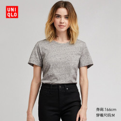 优衣库 UNIQLO 优衣库 413674 女款圆领T恤