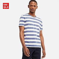 UNIQLO 优衣库 415968 SUPIMA COTTON条纹T恤 